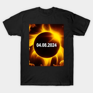 Total Solar Eclipse April 8, 2024 American Eclipse T-Shirt